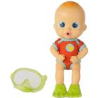 Poupée Bloopies Cobi - IMC TOYS - Figurine de bain rose - Fait des bulles et crache de l'eau