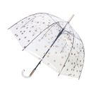 SMATI Parapluie cloche transparent pois cruivrés