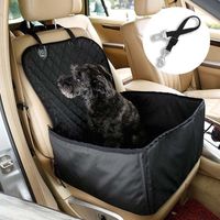 Siège pour chien, siège auto de voyage lavable pour animaux de compagnie, doublure épaisse renforcée pour chien, noir