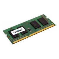 Crucial 8GB DDR3 SODIMM, 8 Go, 1 x 8 Go, DDR3, 1600 MHz, 204-pin SO-DIMM