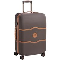 DELSEY - Valise trolley cabine rigide - Chocolat - taille S - V : 38 L - 55 x 40 x 20 cm