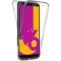 [Compatible Samsung Galaxy J6 2018 J600] Coque Silicone Intégrale Transparent Deux Parties Avant Arrière Emboitable [Phonillico®]