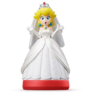 FIGURINE DE JEU Figurine Amiibo - Peach en tenue de mariage • Collection Super Mario