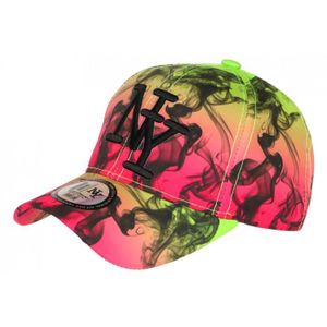 Casquette Enfant Tropicale Fleurs Bleues Baseball NY Hawai