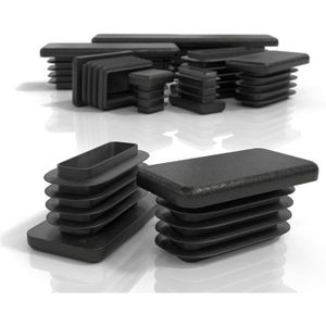 Obturateurs/embouts Plastique Carrés 25x25mm - Lot De 12 Pièces, Marque Uxcell, Neuf