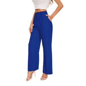 Pantalon Femme Noir Taille 44 - Occasion Très Bon état, Coupe Regular, Style Sortie