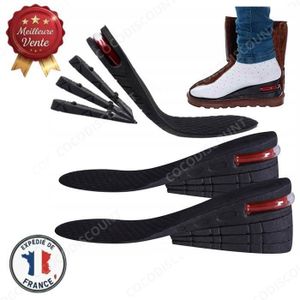 Talonnette Rehaussante/semelle Grandissante Xinlon - Silicone, Taille L, Bleu/gris