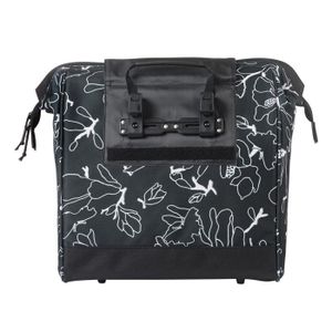 Sacoche Latérale Vélo BASIL City Shopper - Marron - Sac Bandoulière 2-en-1