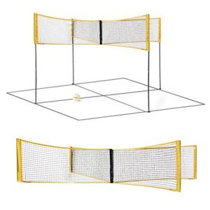 FILET DE BADMINTON 3x0,5m avec support - Filet de Badminton Standard,