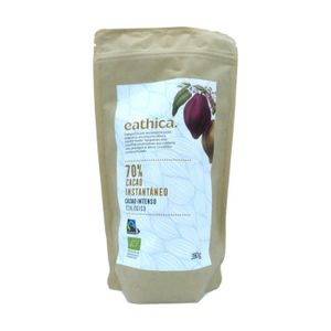 CHOCOLAT EN POUDRE EATHICA - Cacao instantané Eathica 70% Intense Bio 390 g de poudre
