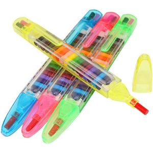 CRAYON DE COULEUR 4 Crayons de Couleur Ensemble de Crayons Multicolores pour Enfants Idéal Comme Cadeau de Coloriage Ou Cadeau pour Les Enfants