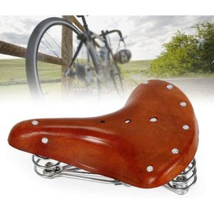 Motodak Selle Velo Vintage Bleu avec Rivets 274x153
