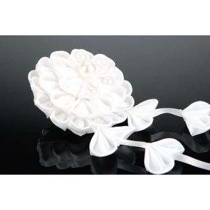 élastique Fleur Blanche Pour Les Cheveux 345219401