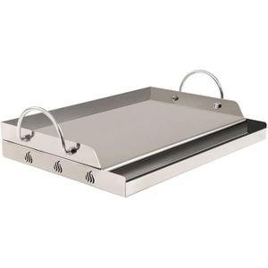 PLANCHA Planchas pour barbecue BBQ-Toro universelle en inox plaque de grill rectangulaire Plancha pour barbecue 2442