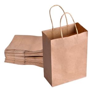 travaux manuels 30 cm 22 cm 9 cm spécial pour cadeaux commerce achat emballage vente transport. Yearol K01 25 sacs Papier Kraft avec poignées 