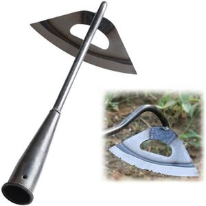 Houe de jardin en acier inoxydable avec long manche Serpillière pour jardin