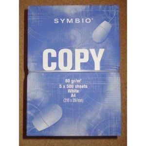 PAPIER IMPRIMANTE Le symbio imprimante de 2500 feuilles de papier a4