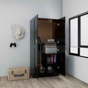 ARMOIRE DE CHAMBRE Armoire De Chambre Garde-robe Noir 82,5x51,5x180 c