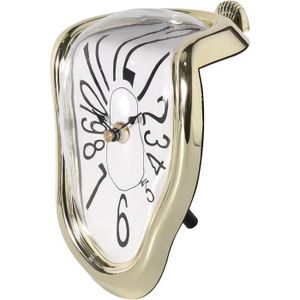 OBJET DÉCORATION MURALE Horloge Courbe,Horloge De Fusion,Surréaliste Salva