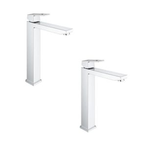 ROBINETTERIE SDB Mitigeur lavabo Eurocube Taille XL - GROHE - Gris 