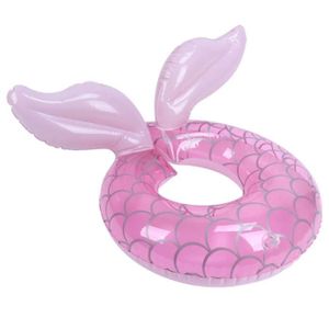 PATAUGEOIRE HURRISE anneau de piscine gonflable Anneau de natation rose pour enfants Tube gonflable jouet piscine flotteur anneau plage eau