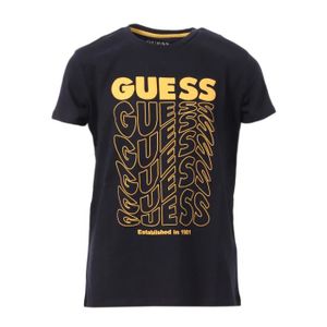 T-SHIRT T-shirt Noir Garçon Guess 3Z14