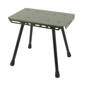 CHAISE DE CAMPING Qiilu Tabouret pliant portatif Tabouret pliant Por