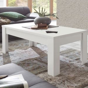 TABLE BASSE Table basse Blanc mat - PISE - L 122 x l 65 x H 45