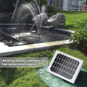 Kit pompe solaire bassin ou fontaine Genova 1700L-35W