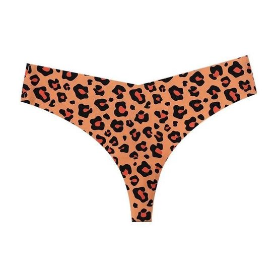 Léopard Sexy Caraco Nuisette-Bodydoll Bikini Sous-vêtement couplage devant+string assorti