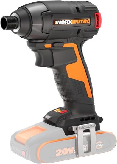 Visseuse à Chocs WORX Nitro Brushless 20V - 200 Nm - Compacte Et Légère - Sans Batterie Ni Chargeur