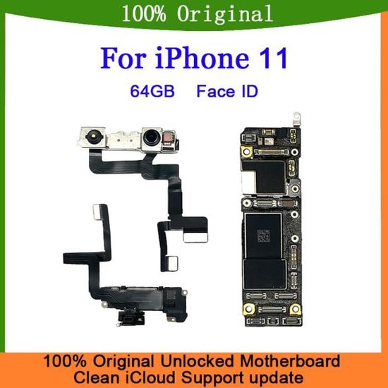 Carte mère iPhone 11 : déverrouillée, testée, avec Face ID