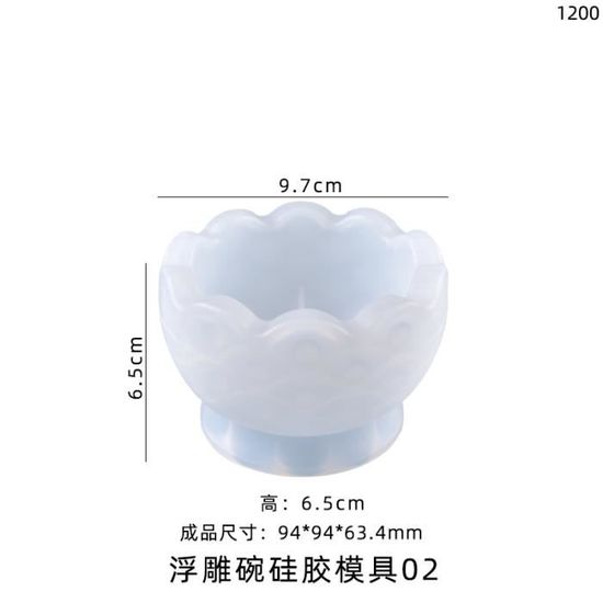 Moule En Silicone 3D Chat - Pour Pots De Fleurs En Résine, Plâtre, Ciment - Taille ~9.7x8.5x6.8 Cm - Loisir Créatif Et DIY