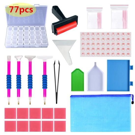 Accessoires De Diamond Painting - Aimer Belle - 77 Pcs - Outils Avancés