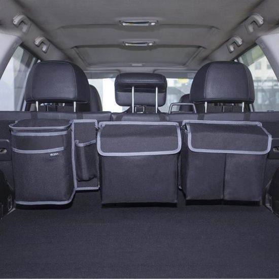 Rangeur Voiture Oxford Organisateur Coffre Voiture Flaconi - Tissu Oxford Imperméable, Pour SUV, Voiture, MVP Flaconi Rangement Auto - 10