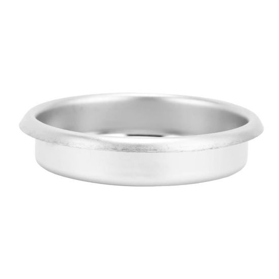 Filtre Aveugle 58mm, Insert de Rinçage en Acier Inoxydable, Disque Aveugle de Rinçage pour Machine à Café Expresso, Cadeaux, Argent