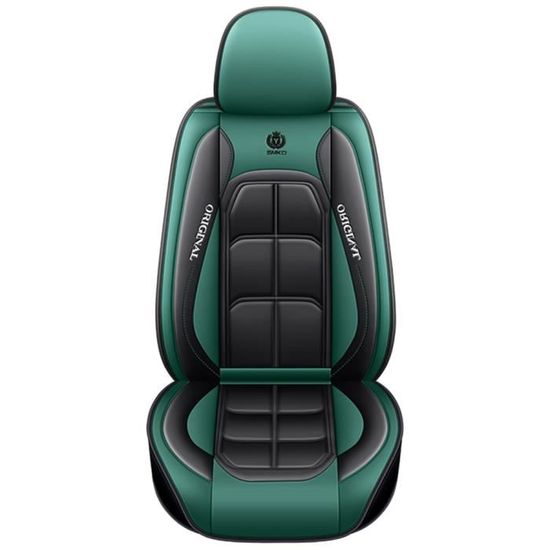 Housse De Siège Auto Piton Nettunello - Nubuck écologique Italien, Vert/bleu, Poches - Installation Facile