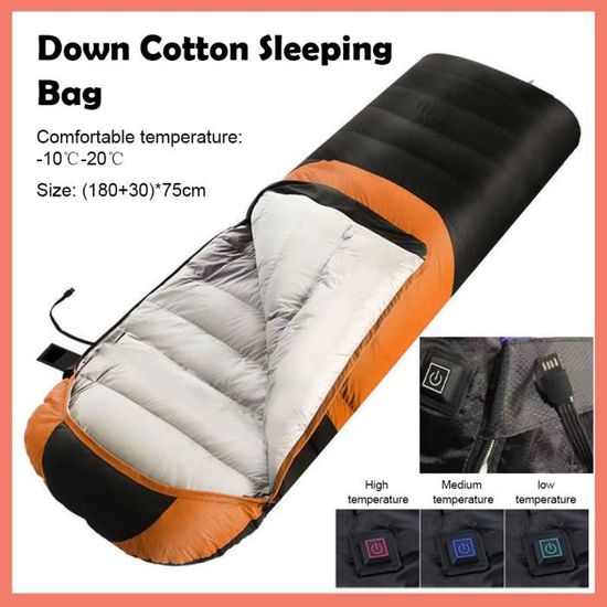 Sac de couchage chauffant deals