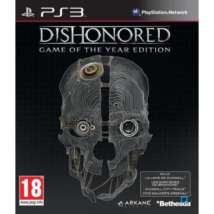 Bethesda Dishonored Goty / Jeu Console PS3