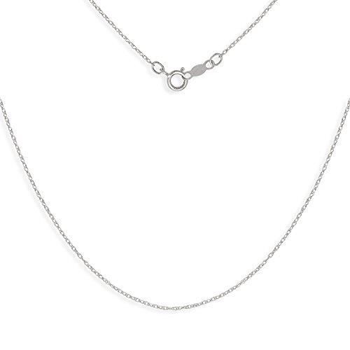Chaine De Cou Vendue Seule Women's Solid 14k Gold 16-22 Inch Carded Rope Chain Necklace (yellow Or White) YSR45