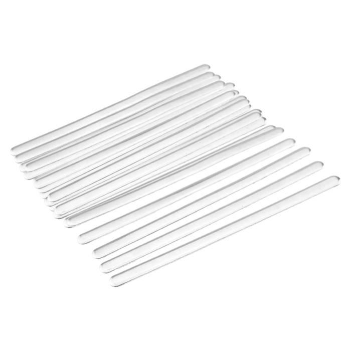Masques De Bande D'aluminium De 90 Mm Avec Adhésif Pour Masques De Bricolage Clips De Nez De Pont 20pcs