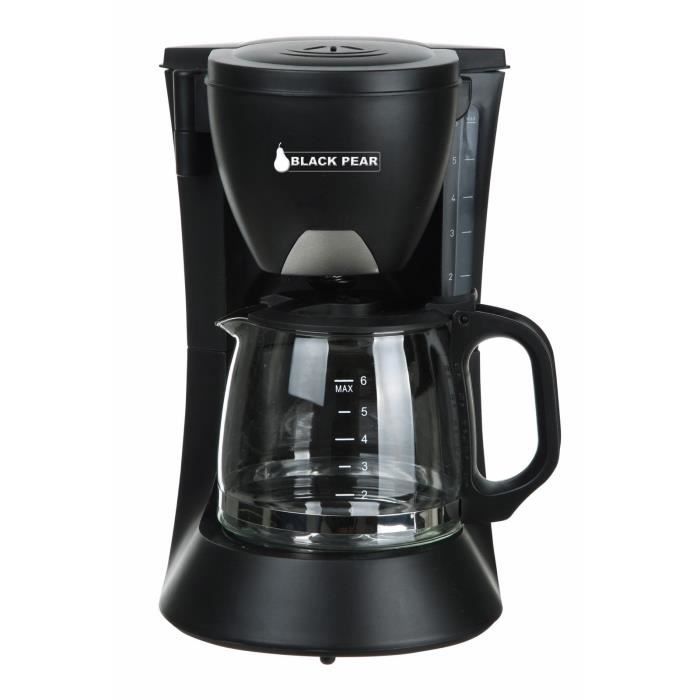 BLACKPEAR BCM 106 Cafetière - 650 W - 4/6 tasses - Noir