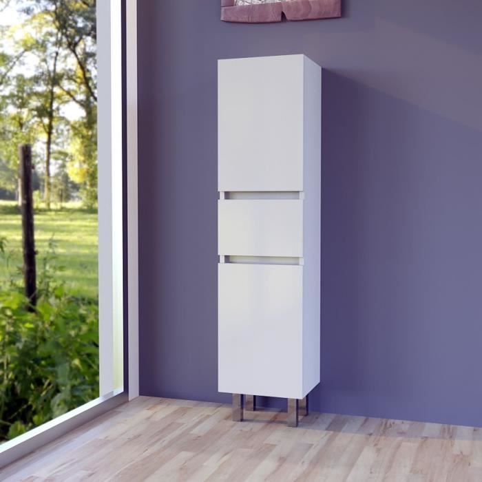 Armoire de salle de bain UNIVERS - blanc brillant