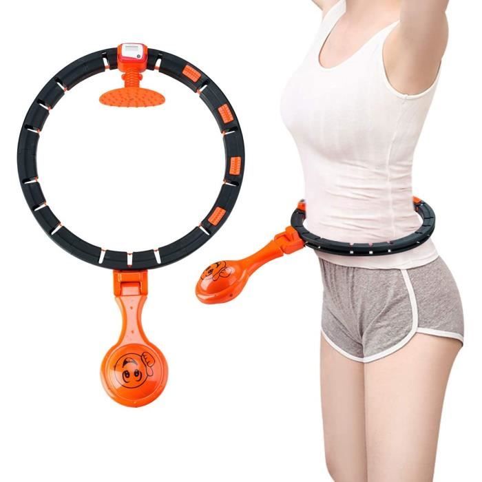 Cerceau de Hula Cerceau rotatif intelligent et mobile avec comptage automatique, brûleur de graisse pour perte de poids, taille fine