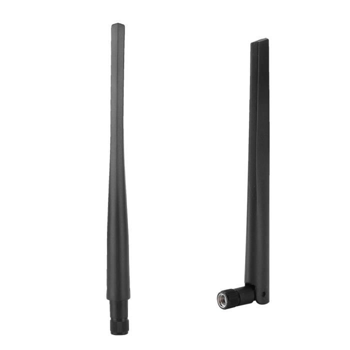Diyeeni 3pcs 5dBi 2.4G / 5G Antenne WiFi Double Bande, Antenne RP-SMA pour carte réseau / routeur sans fil