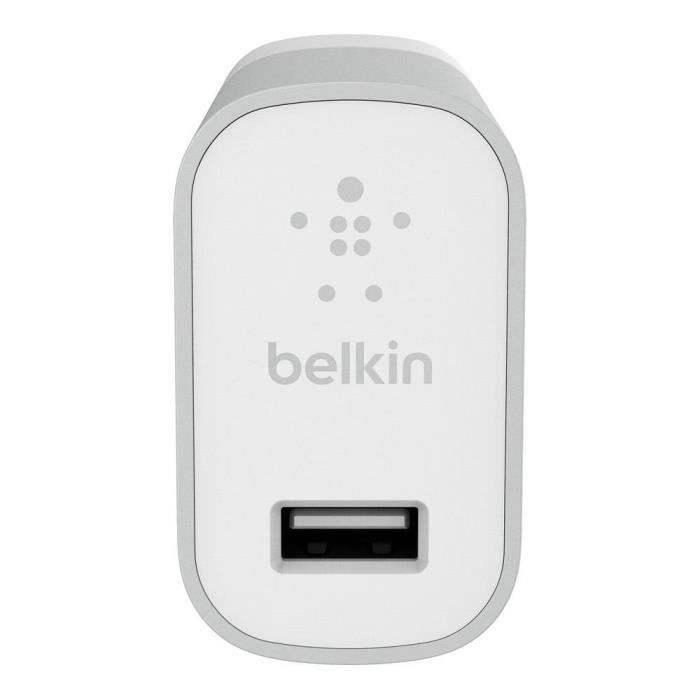 BELKIN Mini chargeur secteur 2,4A - 5V - 12W - Argent