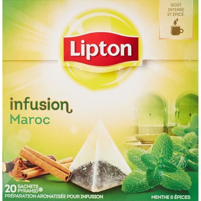 Lipton - Infusion Maroc 40G - Lot De 4 - Prix Du Lot - Livraison Rapide En France Métropolitaine
