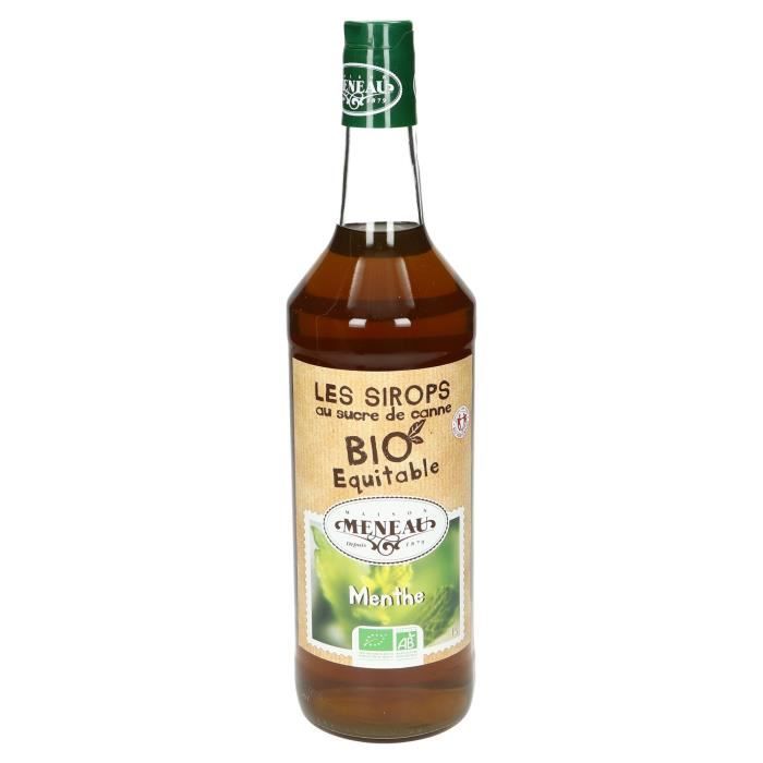 Un sirop de menthe bio équitable à la touche fraîche et tonifiante.Sirop menthe 1l
