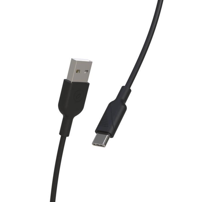 MUVIT FOR CHANGE Câble USB A / USB C - 1.2 m - Noir