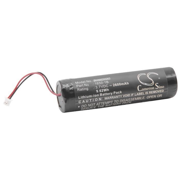 vhbw batterie compatible avec Eschenbach SmartLux, SmartLux 2.5 loupe de lecture (2600mAh, 3.7V, Li-Ion)